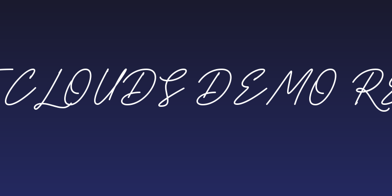 Rocket Clouds DEMO Regular Social Header