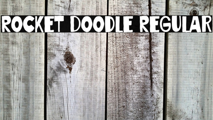 Rocket Doodle Regular Example 1