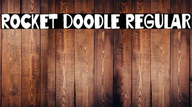 Rocket Doodle Regular Font - Free Download (TTF/OTF) | FFont