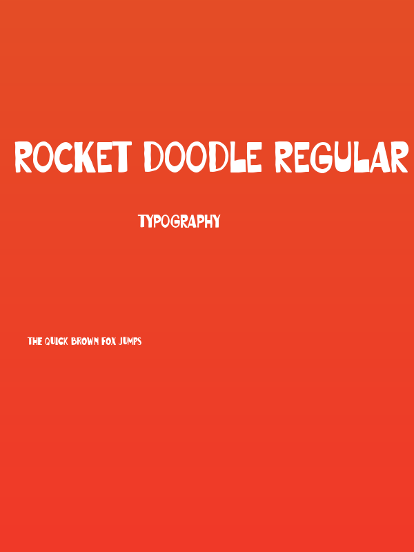 Rocket Doodle Regular Poster