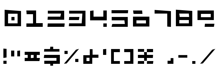 Rocket Junk Font OTHER CHARS