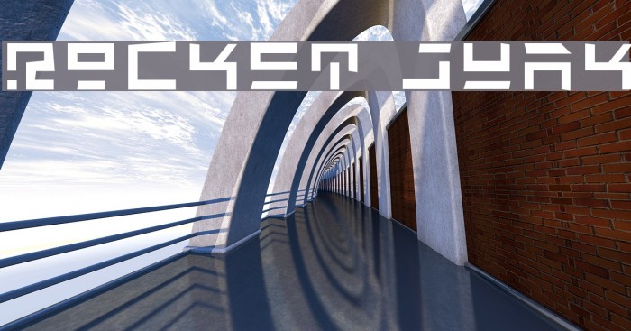 Rocket Junk Font examples