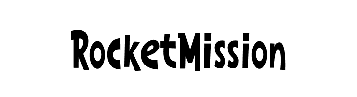 Rocket Mission  Frei Schriftart Herunterladen