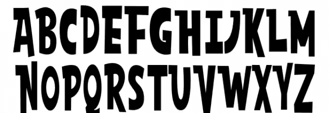 Rocket Mission Font Litere mari