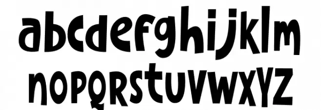 Rocket Mission Font LOWERCASE