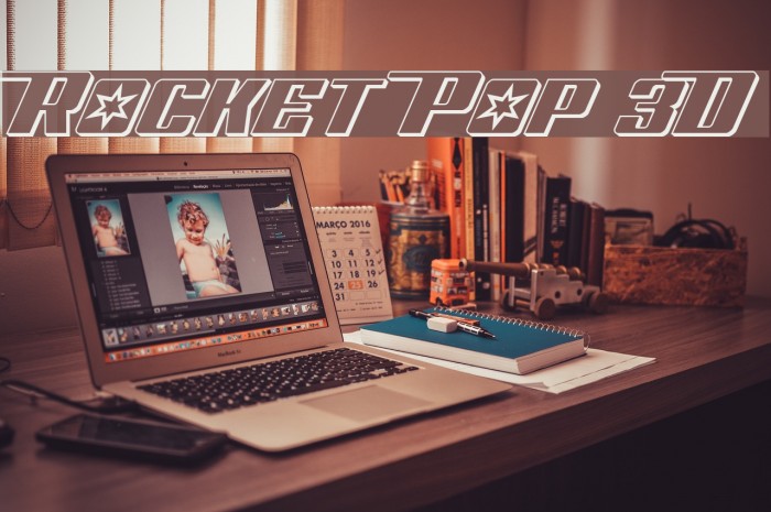 Rocket Pop 3D Font examples