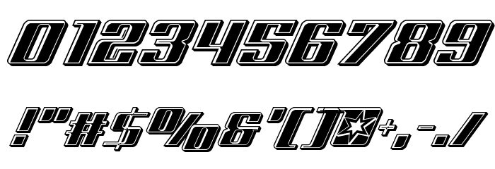 Rocket Pop Bevel Font OTHER CHARS