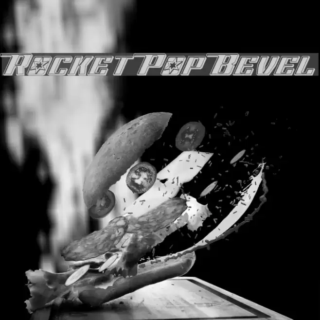 Rocket Pop Bevel Font examples