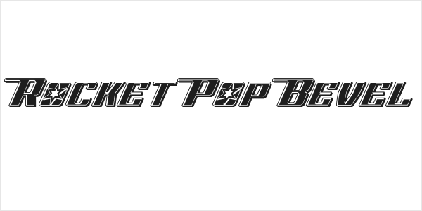 Rocket Pop Bevel Logo