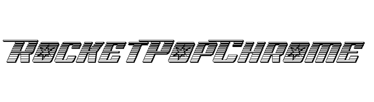 Rocket Pop Chrome  नि: शुल्क फ़ॉन्ट्स डाउनलोड