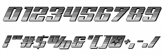 Rocket Pop Chrome Font OTHER CHARS