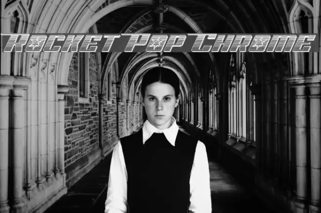 Rocket Pop Chrome Font examples