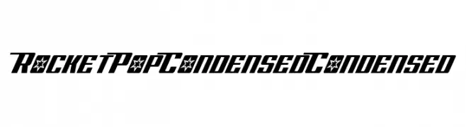 Rocket Pop Condensed Condensed 