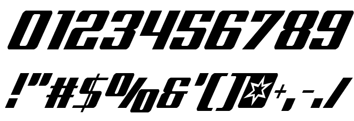 Rocket Pop Condensed Condensed Font OTHER CHARS