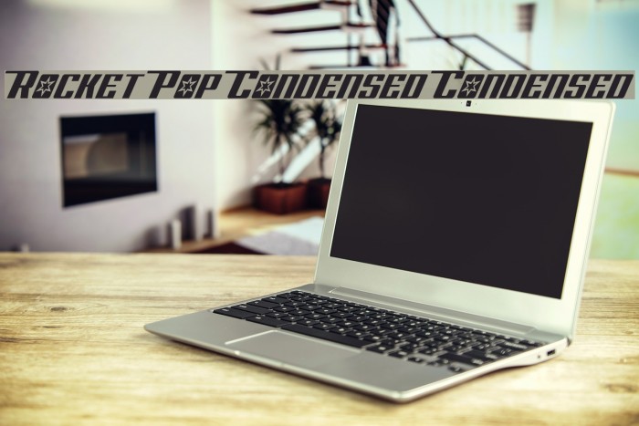 Rocket Pop Condensed Condensed Font examples