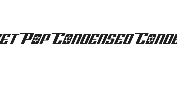 Rocket Pop Condensed Condensed Logo