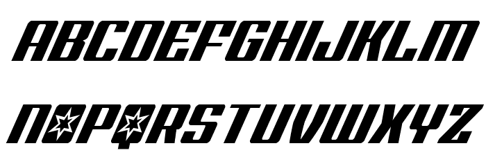 Rocket Pop Condensed Condensed Font LOWERCASE