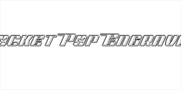Rocket Pop Engraved Logo