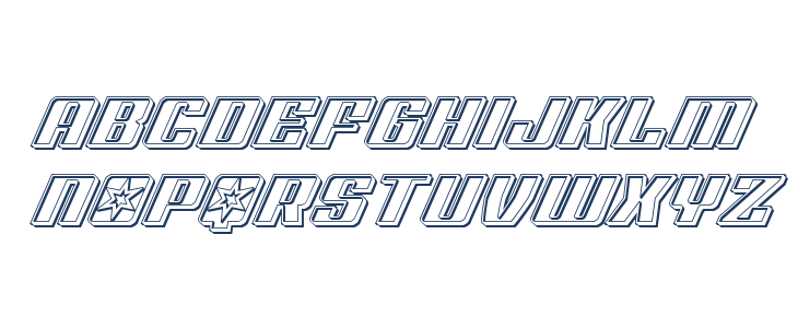 Rocket Pop Engraved Lowercase