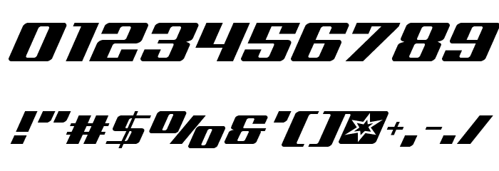 Rocket Pop Expanded Expanded Font OTHER CHARS