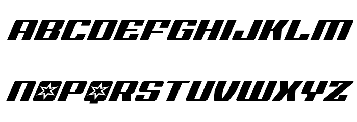 Rocket Pop Expanded Expanded Font LOWERCASE
