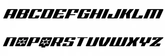 Rocket Pop Expanded Expanded フォント 小文字