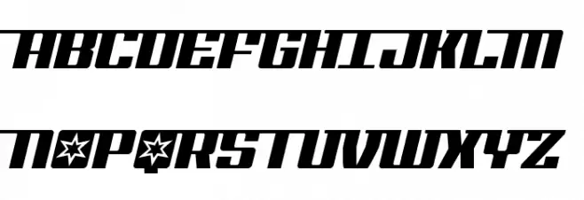 Rocket Pop Half-Italic Fonte MAIÚSCULAS