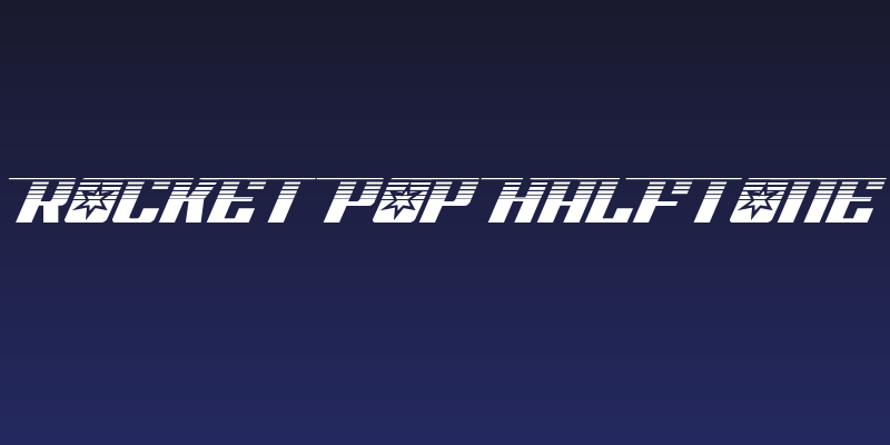 Rocket Pop Halftone Social Header