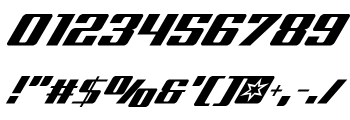 Rocket Pop Italic Italic Font OTHER CHARS