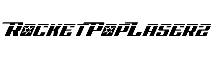 Rocket Pop Laser 2  Free Fonts Download