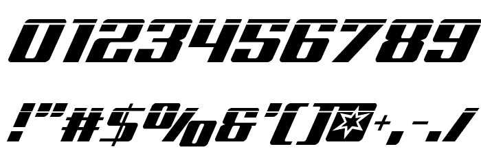 Rocket Pop Laser 2 Font OTHER CHARS
