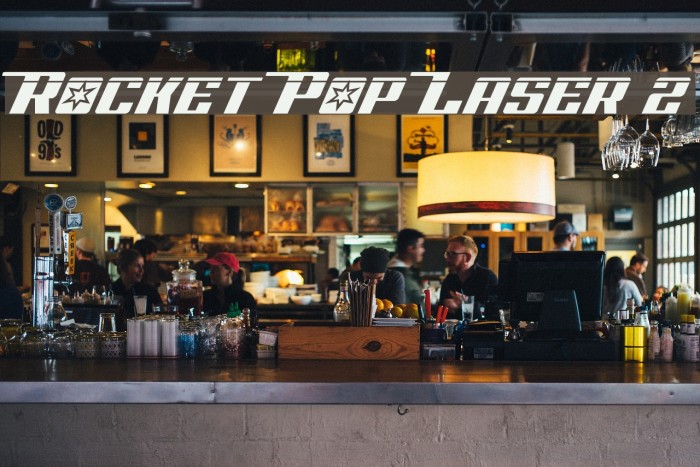 Rocket Pop Laser 2 Font examples