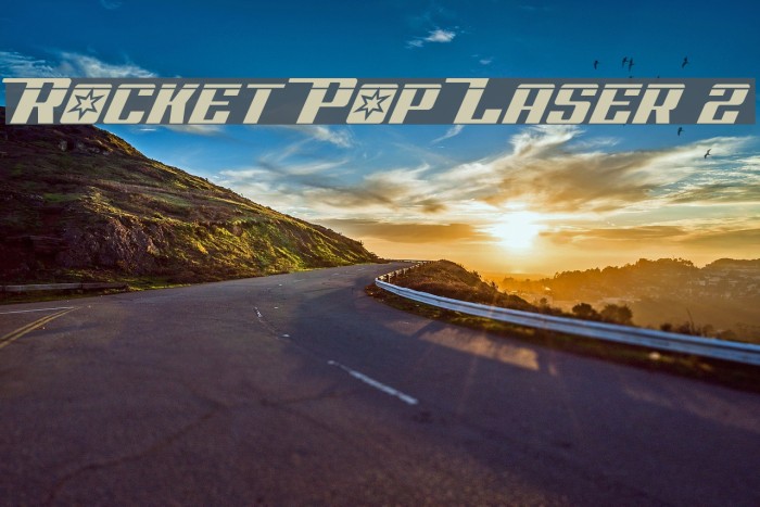 Rocket Pop Laser 2 Font examples