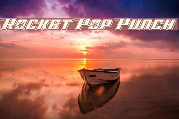 Rocket Pop Punch Font examples