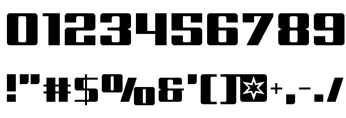 Rocket Pop Straight Font OTHER CHARS