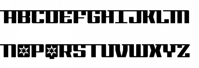 Rocket Pop Straight Schriftart Groß