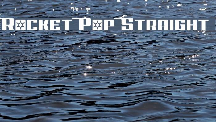 Rocket Pop Straight Font examples