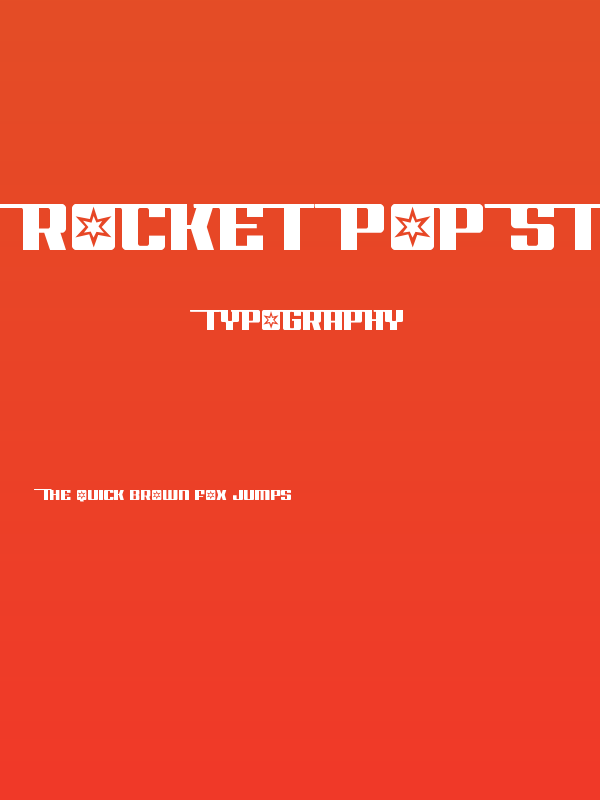 Rocket Pop Straight Poster