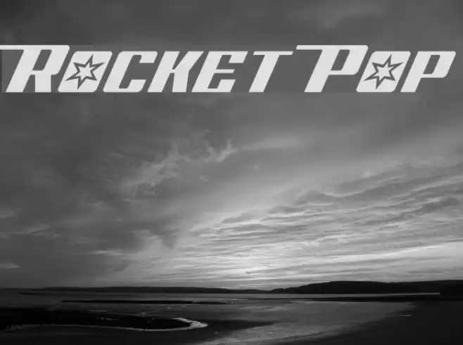Rocket Pop Font examples