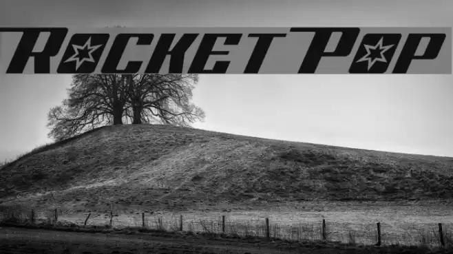 Rocket Pop Font examples