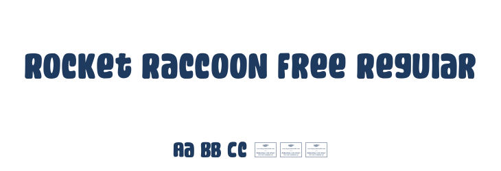 Rocket Raccoon Free Regular Font Preview