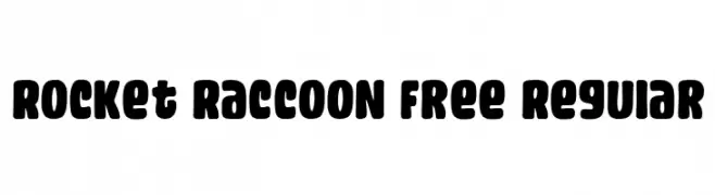 Rocket Raccoon Free Regular Caratteri