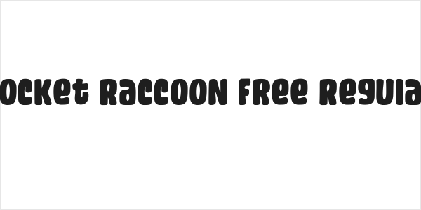 Rocket Raccoon Free Regular Logo