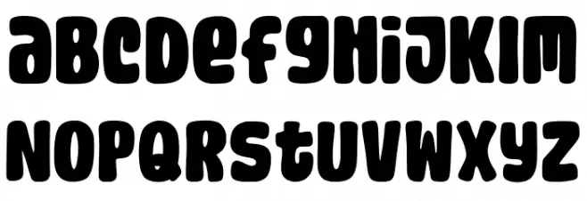 Rocket Raccoon Free Regular Caratteri MINUSCOLO