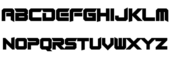 Rocket Rinder Font LOWERCASE