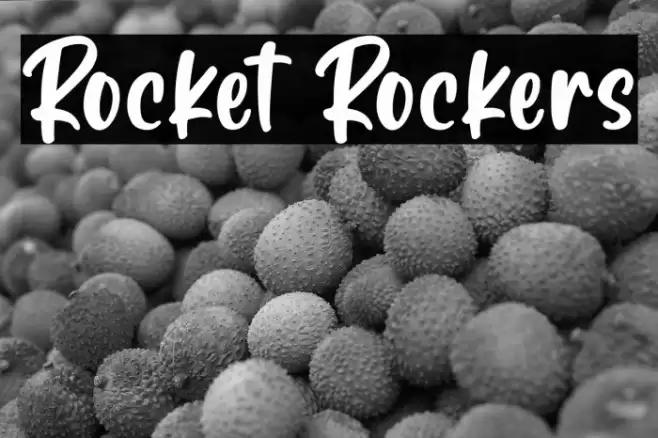 Rocket Rockers Font examples