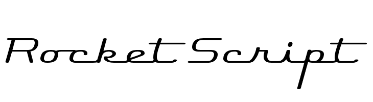 Rocket Script  フリーフォントのダウンロード