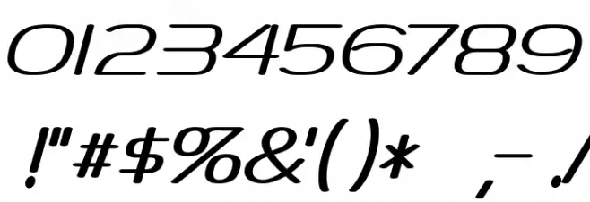 Rocket Script Font OTHER CHARS