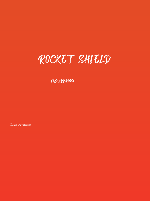 Rocket Shield Poster
