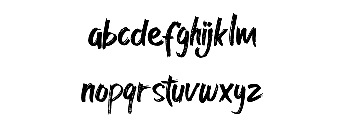 Rocket Shield Font LOWERCASE